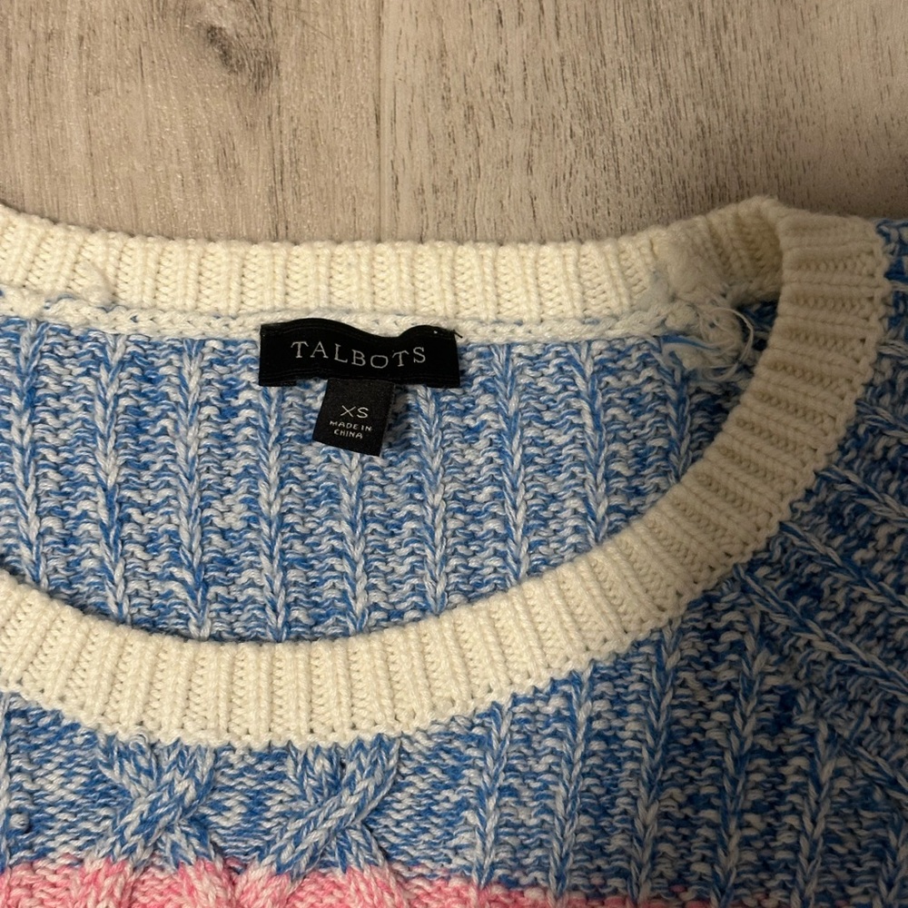 Talbots Striped Sweater - Picture 2 of 4